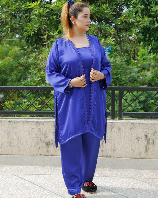 CODE 01 ( 4 PIECES  DRESS ) Royal Blue