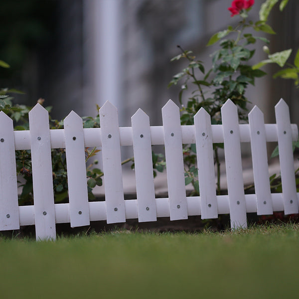 (Pack Of 3 ) PVC Garden Fence