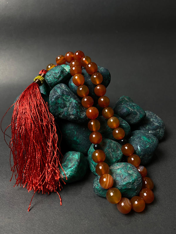 100% Yamni Aqeeq stone (33beads tasbih)