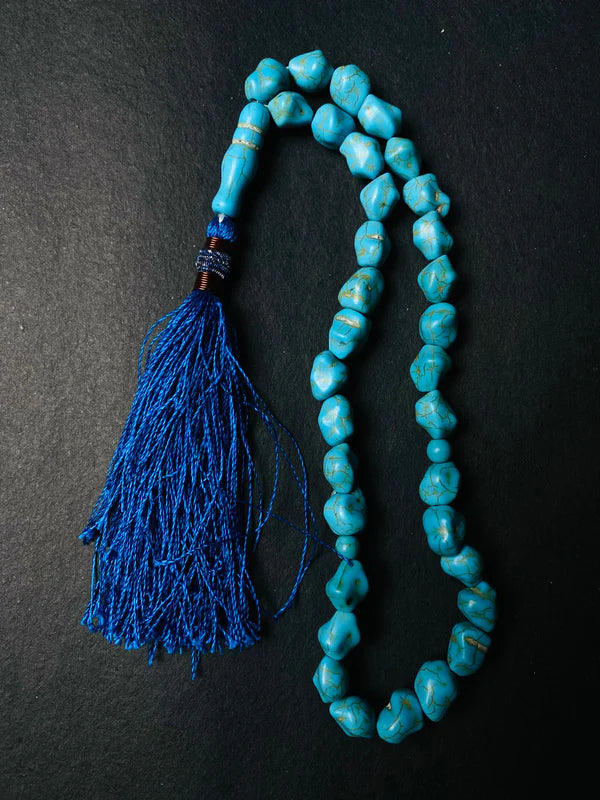 100% Baroque Shape Feruza(33beads tasbih)