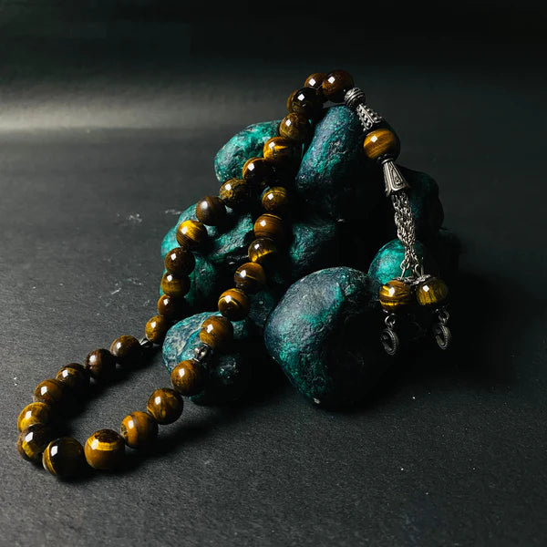 100% Tiger Eye Stone(33beads tasbih)