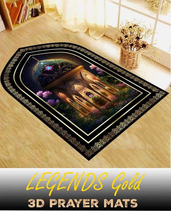 Luxurious Carpet Style 3D Prayer Mat (Code 05)