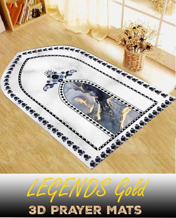 Luxurious Carpet Style 3D Prayer Mat (Code 12)