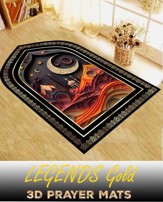 Luxurious Carpet Style 3D Prayer Mat (Code 10)