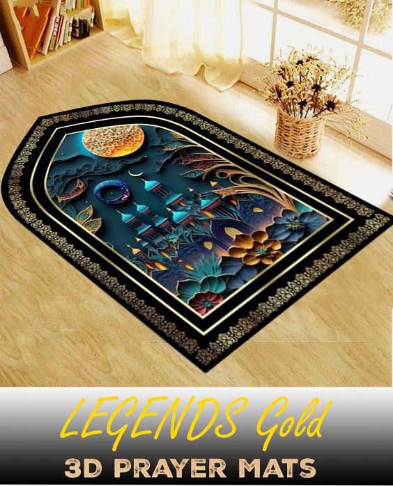 Luxurious Carpet Style 3D Prayer Mat (Code 15)